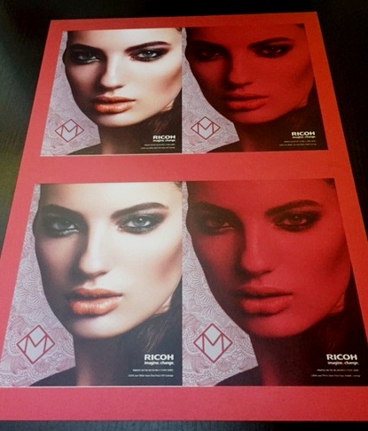 G Force Full Colour Digital Printing on Metalic Card 